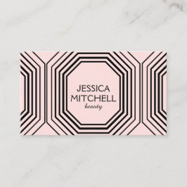 Tarjeta De Visita Glamour moderno II Belleza, maquillaje, boutique d