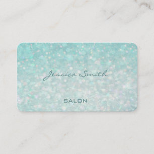 Tarjeta De Visita Glamour profesional moderno y elegante bokeh