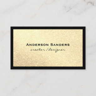 Tarjeta De Visita Glamour Purpurina medios sociales