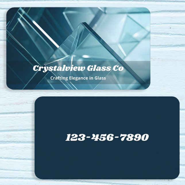 Tarjeta De Visita Glassworks (Glass Company Visiting Cards)