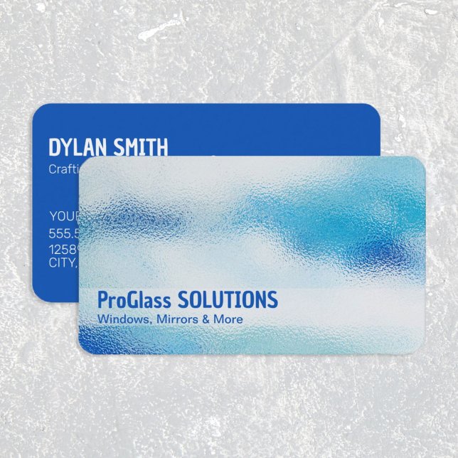 Tarjeta De Visita Glassworks Company (Glass Company Glassworks Business Card Photo)