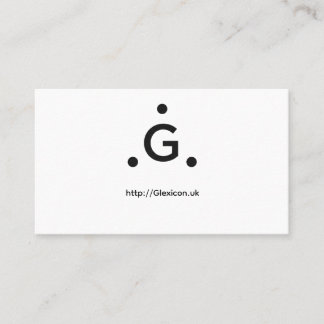 Tarjeta De Visita Glexicon Reino Unido