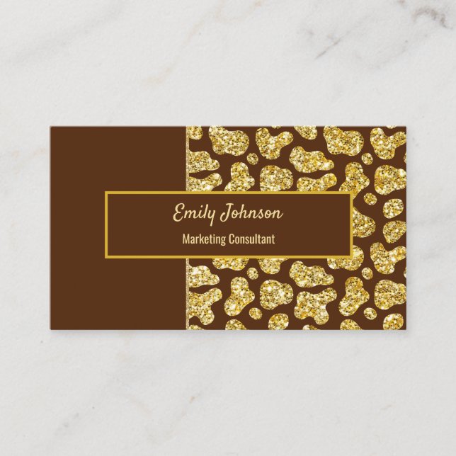 Tarjeta de visita Glittering Style (Anverso)