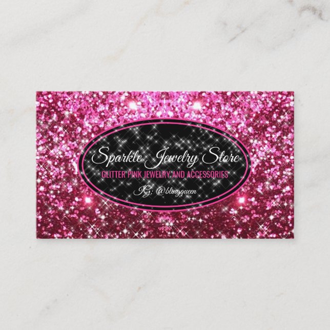 Tarjeta De Visita Glitz Glitz Glam Starlust Jewelry (Anverso)