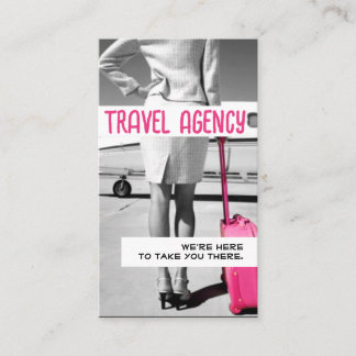 Tarjeta De Visita Global Travel Agency Agent Business Card