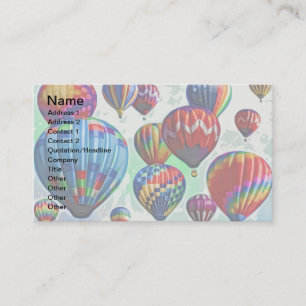 Tarjeta De Visita Globos del aire caliente