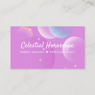 Tarjeta De Visita Globos Espirituales de la Galaxia de Sanación de E