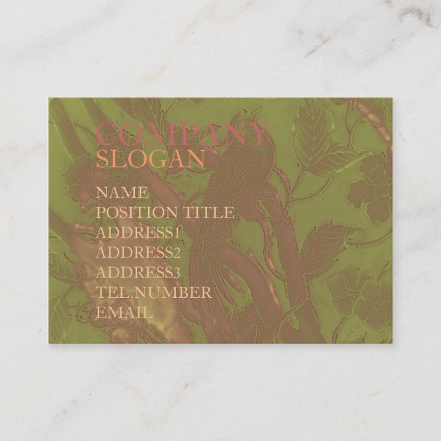 Tarjeta De Visita Glowbird (Anverso)