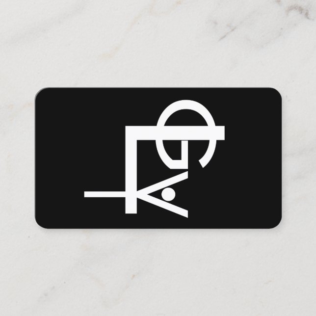 Tarjeta De Visita GLY Business Cards (Anverso)