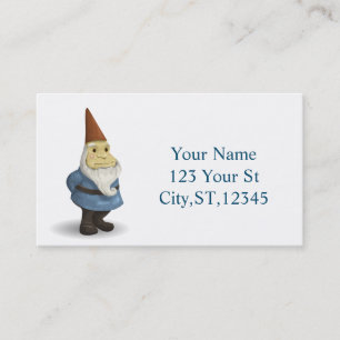 Tarjeta De Visita Gnome de vacaciones de invierno Thunder_Cove