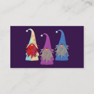 Tarjeta de visita Gnomes Trio