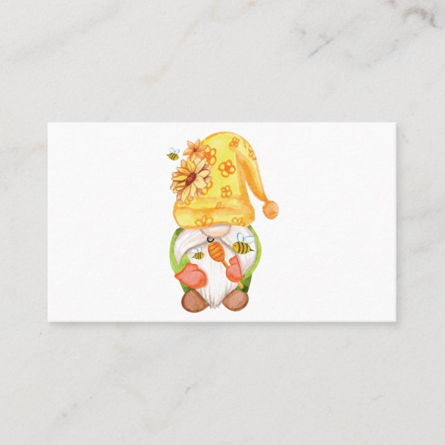 Tarjeta De Visita gnomo de verano 2 (Anverso)