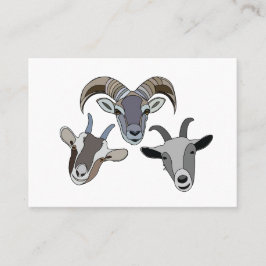 Tarjeta De Visita Goat Animal Funny Goat
