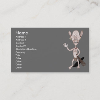 Tarjeta De Visita Goblin enojado
