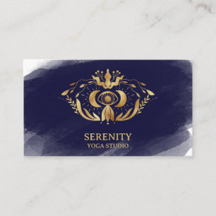 Tarjeta De Visita Goga Holístico Celeste Moon Third Eye