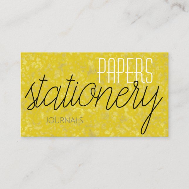 Tarjeta de visita Gold (Anverso)