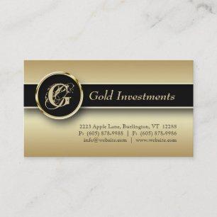 Tarjeta De Visita Gold Business Card Profesional Moderno Negro