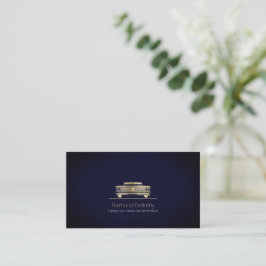Tarjeta de visita Gold Classic Car