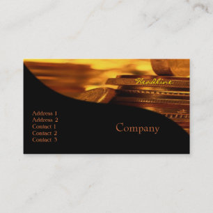 Tarjeta de visita Gold Coins