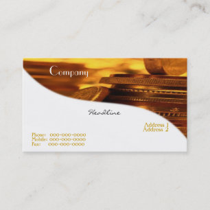 Tarjeta de visita Gold Coins
