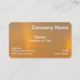 Tarjeta De Visita Gold Elegance Professional Business Card