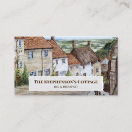 Tarjeta De Visita Gold Hill Shaftesbury Dorset England