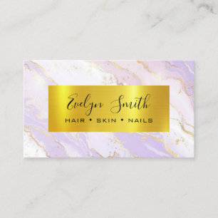 Tarjeta De Visita GOLD Luxury Boutique Ivory Business Card