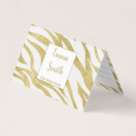 Tarjeta de visita Gold Luxury Folts