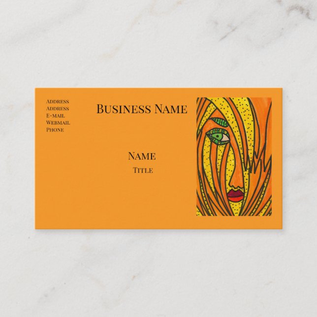 Tarjeta De Visita Golden Business Cards (Anverso)