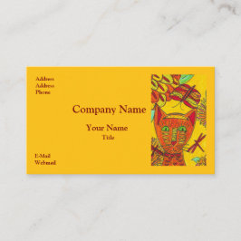 Tarjeta De Visita Golden Cat Business Cards