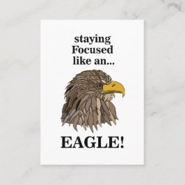 Tarjeta De Visita Golden Eagle Head