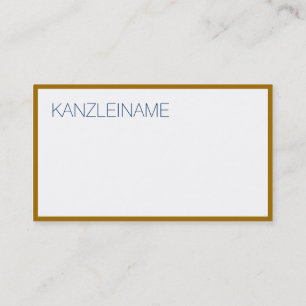 Tarjeta De Visita Golden Edge