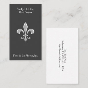 Tarjeta de visita Golden Fleur De Lis