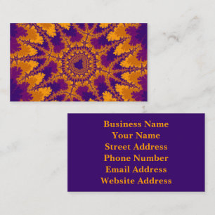 Tarjeta De Visita Golden Purple Core