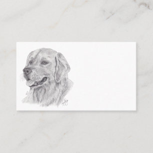 TARJETA DE VISITA GOLDEN RETRIEVER