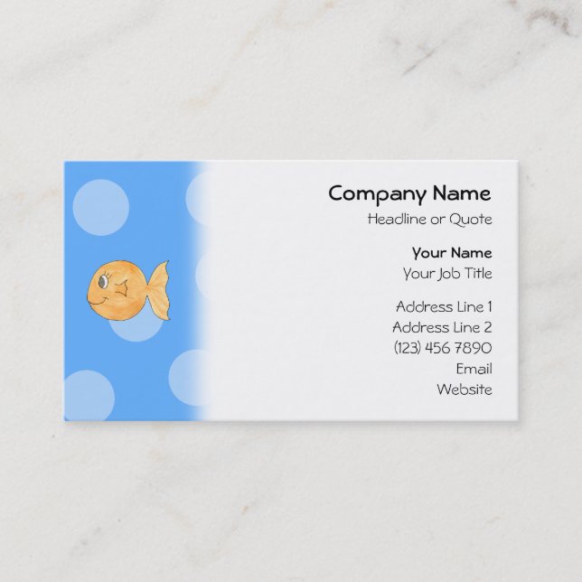 Tarjeta De Visita Goldfish. (Anverso)
