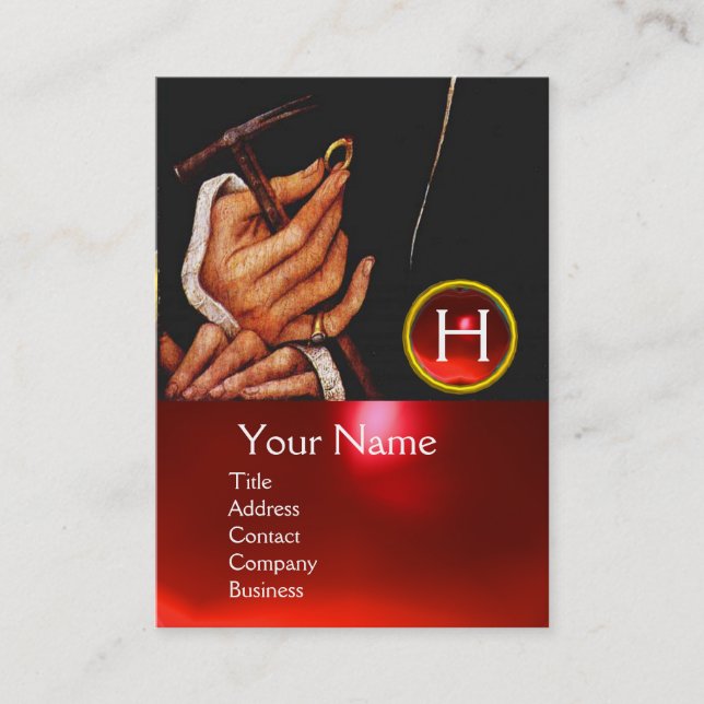 TARJETA DE VISITA GOLDSMITH, PRECIOSO METALWORKER, ARTE DE JOYAS DE  (Anverso)