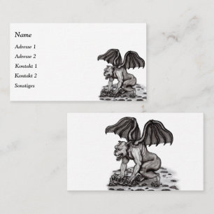 Tarjeta De Visita Golem Gargoyle