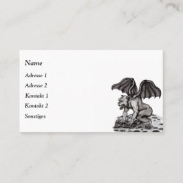 Tarjeta De Visita Golem Gargoyle