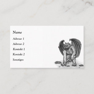 Tarjeta De Visita Golem Gargoyle