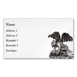 Tarjeta de visita Golem Gargoyle Magnet