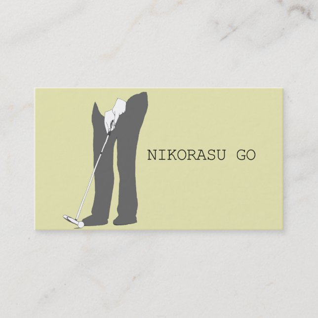 TARJETA DE VISITA GOLF BUSINESS CARD (Anverso)