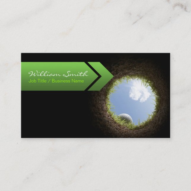 Tarjeta De Visita Golf Business Card (Anverso)
