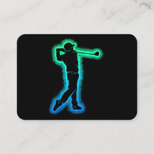 Tarjeta De Visita Golf Club Golfer Niños Niños Hombres Golf