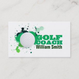 Tarjeta De Visita Golf Coach