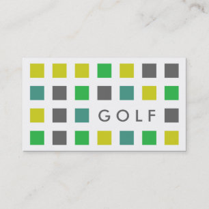 Tarjeta De Visita GOLF (cuadrados de la MOD)