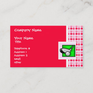 Tarjeta De Visita Golf Cute