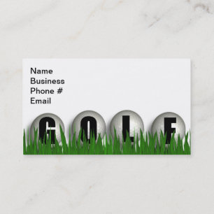 Tarjeta De Visita Golf Green Business