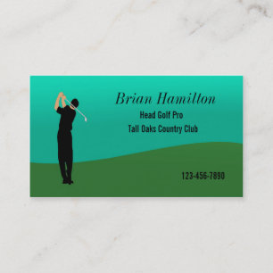 Tarjeta De Visita Golf Pro