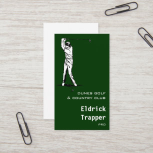 Tarjeta De Visita Golfista